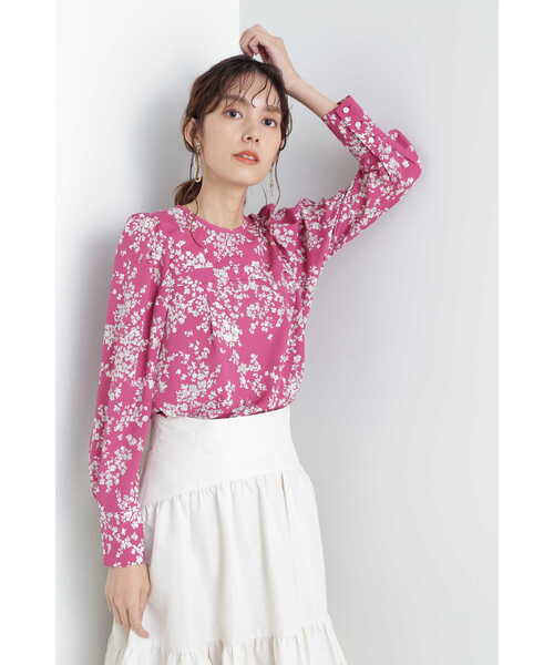 JILL STUART(ジルスチュアート)の「◆ステファニーブラウス(シャツ/ブラウス・レディース・パープル/ブラック・MEDIUM/SMALL)」の11枚目の写真