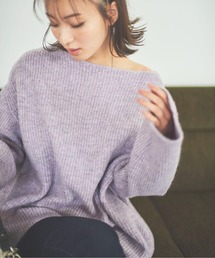 FREE'S MART | 【WEB限定】＜岡崎紗絵さんコラボ＞ボートネックルーズニット(ニット/セーター)