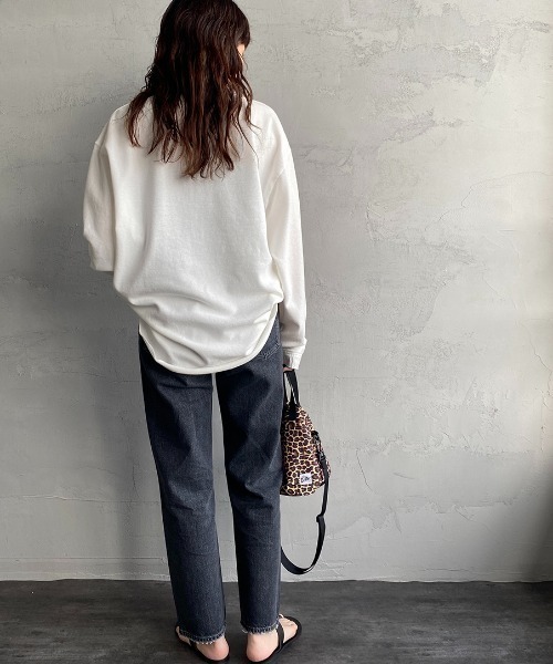 THE SHINZONE（ザ　シンゾーン）の「[THE SHINZONE/ザ シンゾーン] ミリタリー ヘンリープルオーバーカットソー（Tシャツ/カットソー・レディース・ホワイト/ブラック/セージグリーン・F）」の8枚目の写真