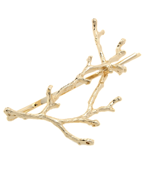 Kastane（カスタネ）の「【Kastane】サンゴヘアピン（その他ヘアアクセサリー・レディース・ゴールド・FREE）」の2枚目の写真