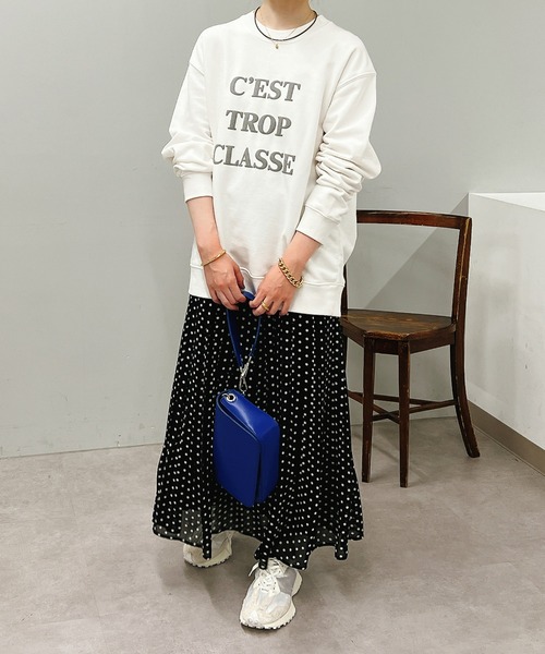 un dix cors（アンディコール）の「ドット柄プリーツスカート（スカート・レディース・ブラック/ホワイト・FREE）」の17枚目の写真