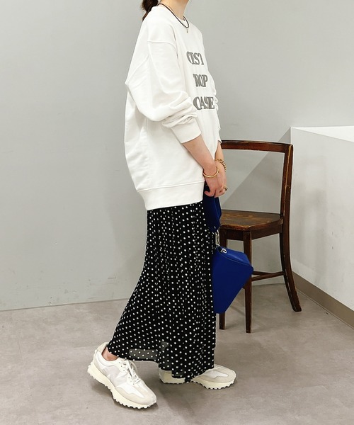 un dix cors（アンディコール）の「ドット柄プリーツスカート（スカート・レディース・ブラック/ホワイト・FREE）」の18枚目の写真