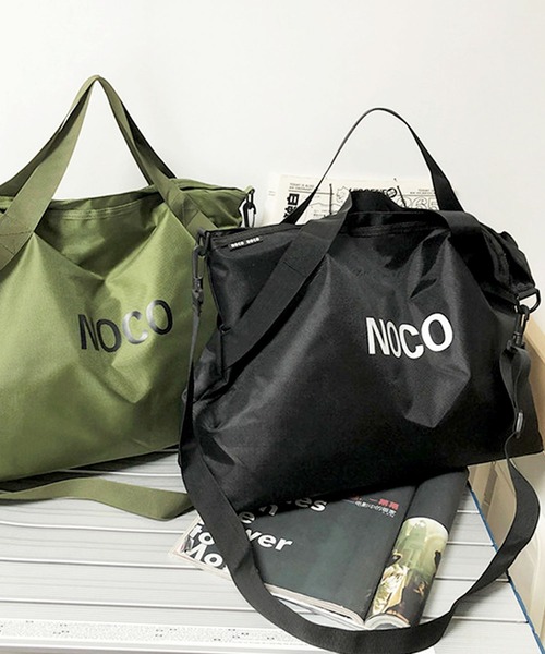 florist（フローリスト）の「【軽量/大容量】【2WAY/3WAY】くったり変形ユニセックストラベルバッグ/ショルダーバッグ（ボストンバッグ・レディース・ブラック/グリーン・FREE）」の11枚目の写真