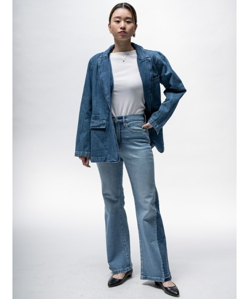 GAP（ギャップ）の「ウォッシュウェル デニムジャケット（デニムジャケット・レディース・インディゴブルー・S/M/L/XS/XXS）」の7枚目の写真
