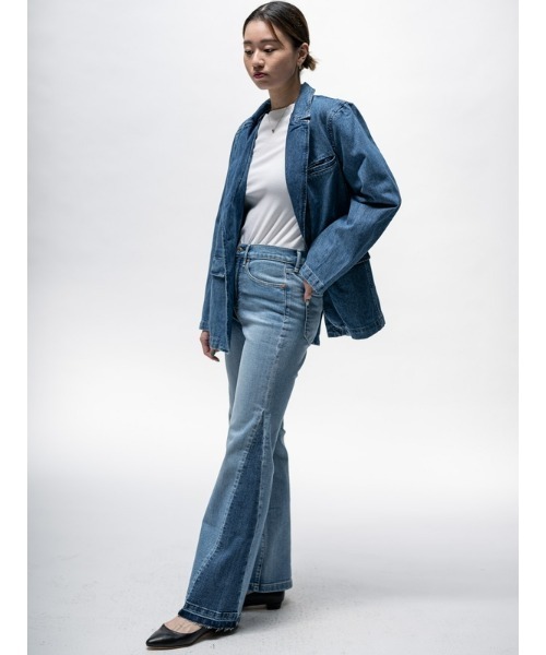 GAP（ギャップ）の「ウォッシュウェル デニムジャケット（デニムジャケット・レディース・インディゴブルー・S/M/L/XS/XXS）」の5枚目の写真