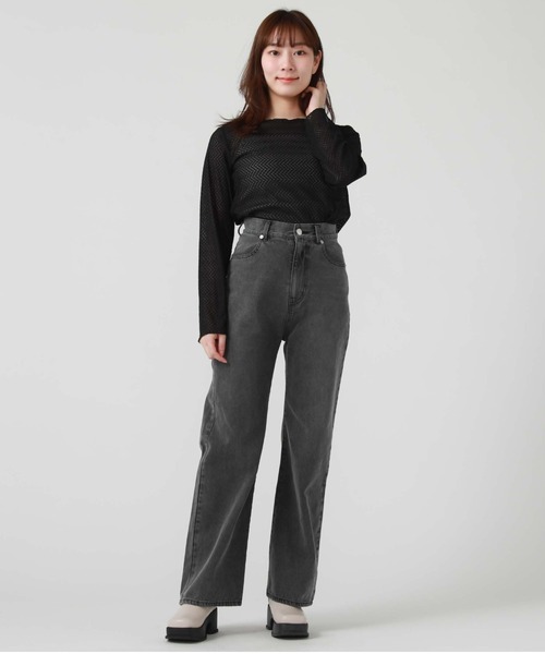 archives(アルシーヴ)の「ウェーブカットレースTOPS(Tシャツ/カットソー・レディース・オフホワイト/グレー/ブラック・MEDIUM)」の11枚目の写真