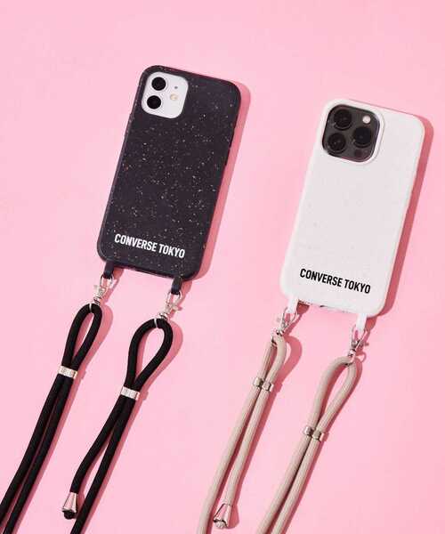 CONVERSE TOKYO(コンバーストウキョウ)の「スマホショルダーストラップ付きiPhone ケース(※12・12Pro・13・13Pro対応)【WEB限定商品】(スマホケース/カバー・レディース・ホワイト系その他/ブラック系その他/ホワイト系その他2/ブラック系その他2・1/2/3)」の5枚目の写真