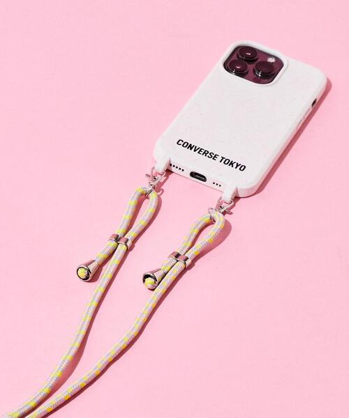 CONVERSE TOKYO(コンバーストウキョウ)の「スマホショルダーストラップ付きiPhone ケース(※12・12Pro・13・13Pro対応)【WEB限定商品】(スマホケース/カバー・レディース・ホワイト系その他/ブラック系その他/ホワイト系その他2/ブラック系その他2・1/2/3)」の7枚目の写真