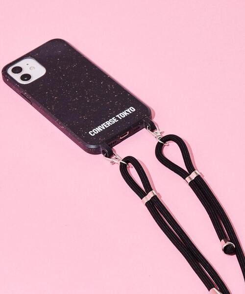 CONVERSE TOKYO(コンバーストウキョウ)の「スマホショルダーストラップ付きiPhone ケース(※12・12Pro・13・13Pro対応)【WEB限定商品】(スマホケース/カバー・レディース・ホワイト系その他/ブラック系その他/ホワイト系その他2/ブラック系その他2・1/2/3)」の9枚目の写真