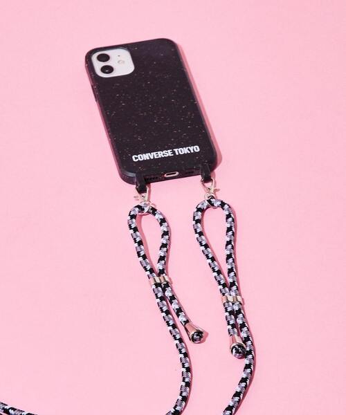 CONVERSE TOKYO(コンバーストウキョウ)の「スマホショルダーストラップ付きiPhone ケース(※12・12Pro・13・13Pro対応)【WEB限定商品】(スマホケース/カバー・レディース・ホワイト系その他/ブラック系その他/ホワイト系その他2/ブラック系その他2・1/2/3)」の10枚目の写真