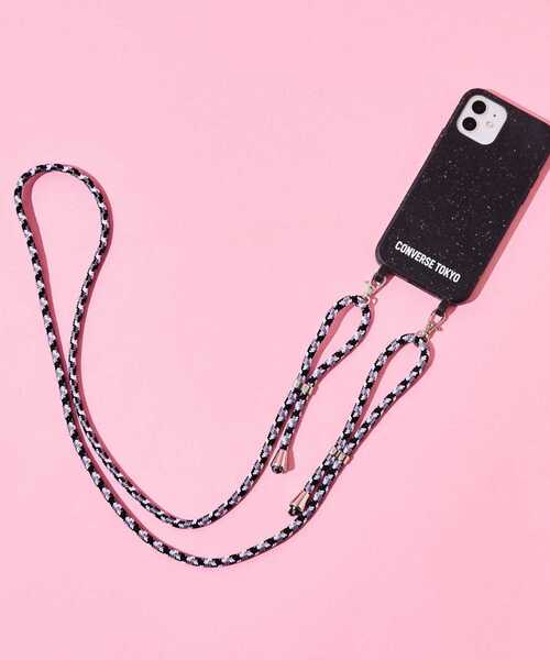 CONVERSE TOKYO(コンバーストウキョウ)の「スマホショルダーストラップ付きiPhone ケース(※12・12Pro・13・13Pro対応)【WEB限定商品】(スマホケース/カバー・レディース・ホワイト系その他/ブラック系その他/ホワイト系その他2/ブラック系その他2・1/2/3)」の11枚目の写真