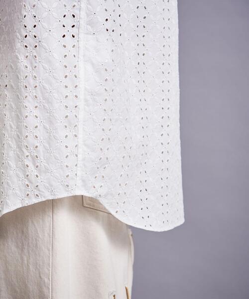 MONKEY TIME(モンキータイム)の「<monkey time> BROAD EMBROIDERY REG/シャツ(シャツ/ブラウス・メンズ・ダークグレー/ホワイト・S/M/L/XL)」の13枚目の写真