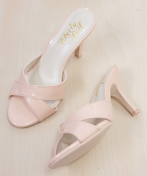 セール】Liberty Doll / エナメルピンヒールサンダル（サンダル
