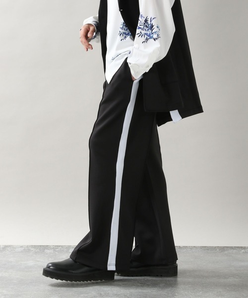 RAGEBLUE（レイジブルー）の「テックラインジレベスト＆テックラインイージーワイドパンツ（セットアップ・メンズ・ベージュ/ブラック・MEDIUM/LARGE）」の12枚目の写真