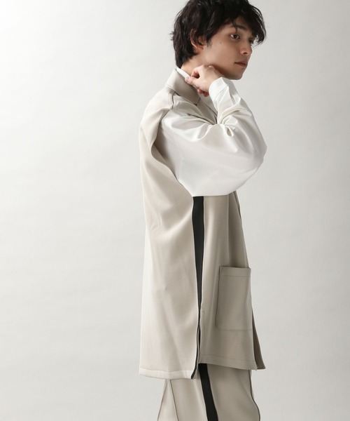 RAGEBLUE（レイジブルー）の「テックラインジレベスト＆テックラインイージーワイドパンツ（セットアップ・メンズ・ベージュ/ブラック・MEDIUM/LARGE）」の19枚目の写真