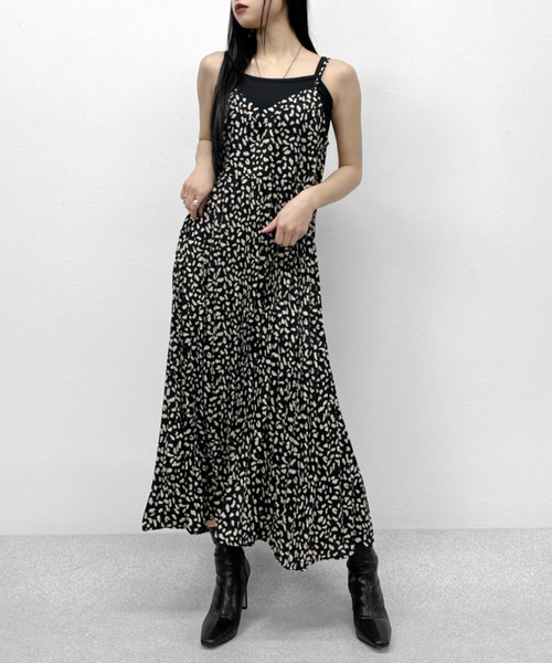 LVEU.（ラブユ.）の「【ZOZOTOWN限定】Leopard camisole one-piece