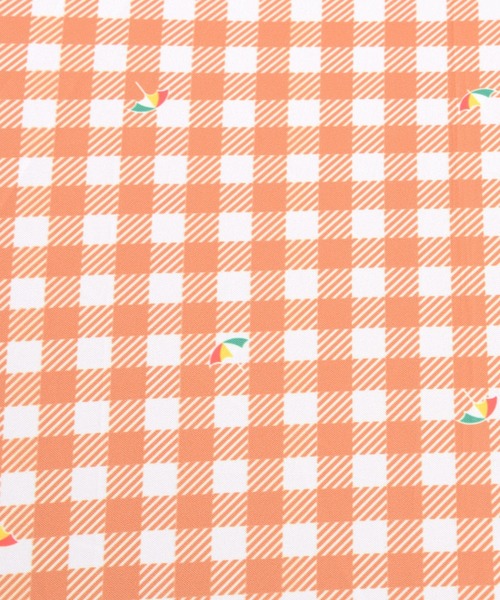 Arnold Palmer（アーノルドパーマー）の「ギンガムチェック 晴雨兼用 シェア 長傘（長傘・レディース・ネイビー/ベージュ・F）」の4枚目の写真