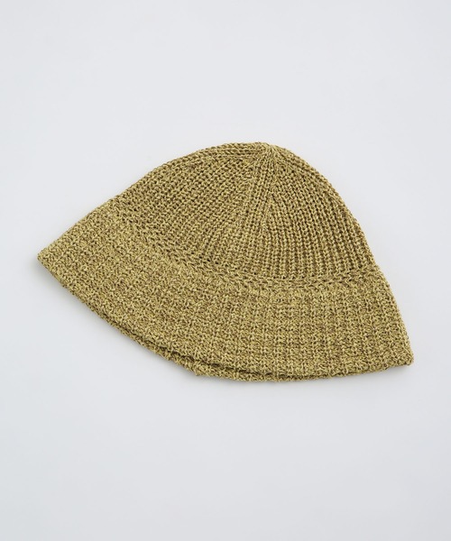 RACAL(ラカル)の「RACAL/Paper Melange Knit Tulip Hat(ニットキャップ/ビーニー・メンズ・ブラウン/マスタード/グリーン/ブルー・FREE)」の1枚目の写真