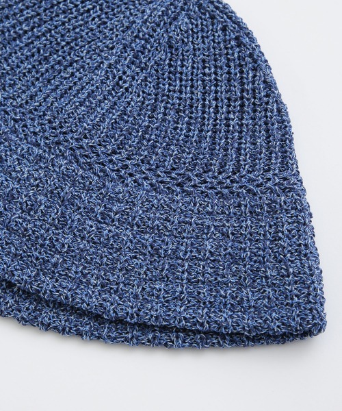 RACAL(ラカル)の「RACAL/Paper Melange Knit Tulip Hat(ニットキャップ/ビーニー・メンズ・ブラウン/マスタード/グリーン/ブルー・FREE)」の9枚目の写真