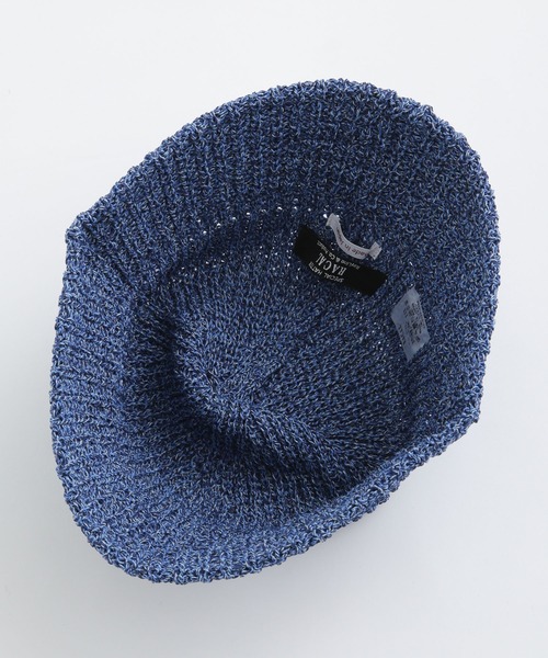 RACAL(ラカル)の「RACAL/Paper Melange Knit Tulip Hat(ニットキャップ/ビーニー・メンズ・ブラウン/マスタード/グリーン/ブルー・FREE)」の8枚目の写真
