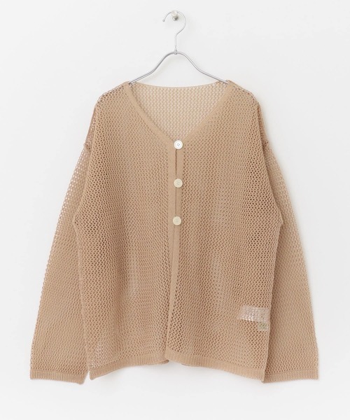 URBAN RESEARCH DOORS(アーバンリサーチドアーズ)の「2WAYメッシュカーディガン(カーディガン/ボレロ・レディース・アイボリー/モカ・MEDIUM)」の12枚目の写真