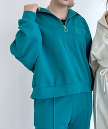 【STREET】ハーフジップスウェットプルオーバー