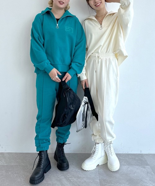 N°21 クロップドスウェット グリーン WEB限定】クルースウェット(M グリーン): トップス｜Right-on