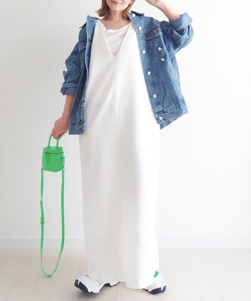 CORNERS（コーナーズ）の「3ボタンポケットデニムジャケット（デニムジャケット・レディース・ブルー・M）」の6枚目の写真