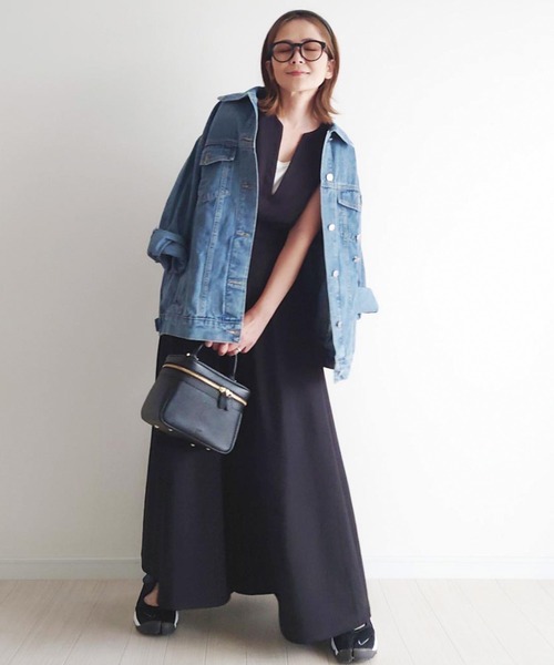 CORNERS（コーナーズ）の「3ボタンポケットデニムジャケット（デニムジャケット・レディース・ブルー・M）」の9枚目の写真