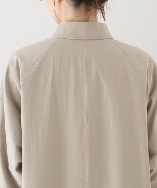 ジャケット・アウター KYOTO TSURIZOME COTTON BALMACAAN CO セール】【ATON/エイトン】KYOTO TSURIZOME COTTON BALMACAAN