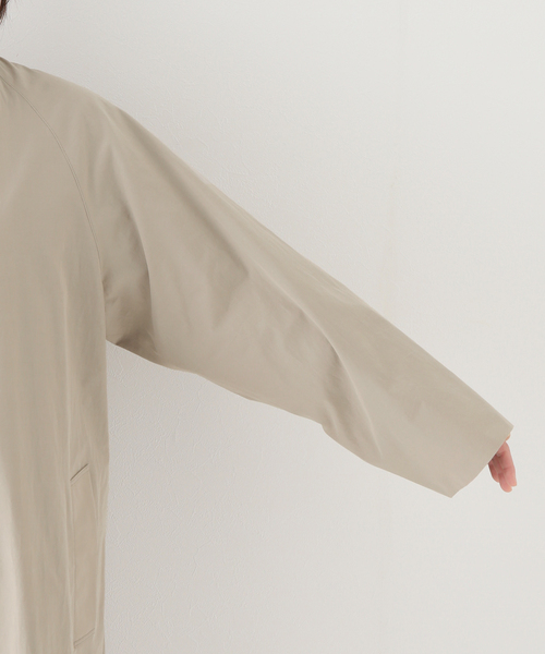 ジャケット・アウター KYOTO TSURIZOME COTTON BALMACAAN CO セール】【ATON/エイトン】KYOTO TSURIZOME COTTON BALMACAAN