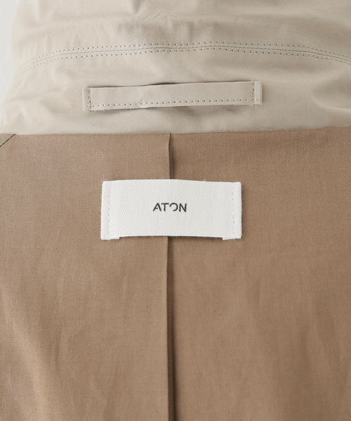 セール】【ATON/エイトン】KYOTO TSURIZOME COTTON BALMACAAN