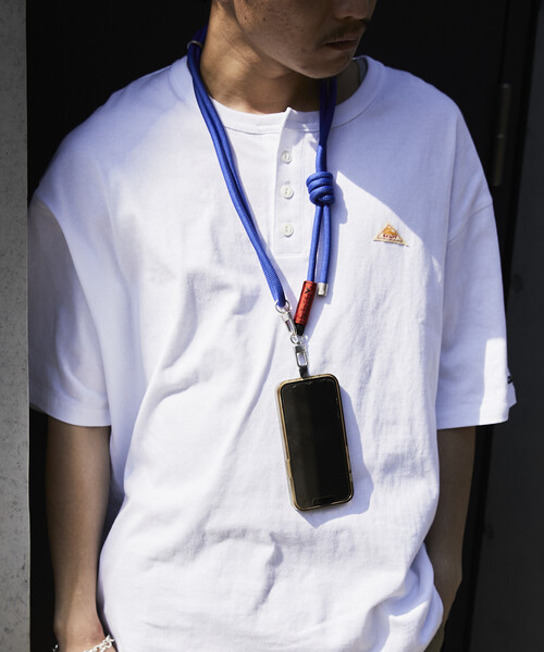 Topologie（トポロジー）の「Topologie/トポロジー 8mm ROPE STRAP【ストラップ単体】（スマホグッズ・レディース・ブラウン系その他/ブルーグリーン/グリーン/ブラック/グレー/ベージュ/ブルー/ピンク/オレンジ/キャメル/その他/ダークグレー/パープル/レモンイエロー/ラベンダー/その他16/サックスブルー/イエロー・ONE SIZE）」の9枚目の写真