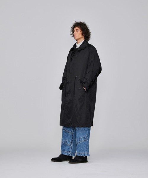 Iroquoisイロコイ　コットンモッズコートダークネイビー　ミリタリーコート Iroquois（イロコイ）の「WATER-SOLUBLE BONDING CO（モッズコート