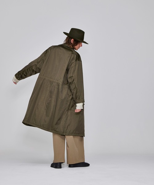 美品IROQUOIS イロコイ レイヤード ナイロン モッズ コート 320O△ 美