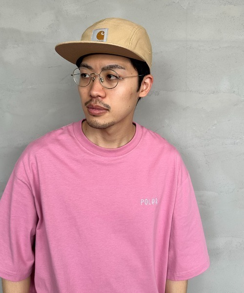 Carhartt WIP（カーハートダブリューアイピー）の「[carhartt WIP/カーハートダブリューアイピー] BACKLEY スクエアロゴキャップ（キャップ・メンズ・ブラック/ブルー/キャメル・ONE SIZE）」の3枚目の写真