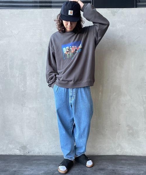 Carhartt WIP（カーハートダブリューアイピー）の「[carhartt WIP/カーハートダブリューアイピー] BACKLEY スクエアロゴキャップ（キャップ・メンズ・ブラック/ブルー/キャメル・ONE SIZE）」の7枚目の写真