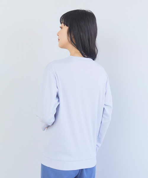 Days（デイズ）の「【LAFUKU】お肌にやさしいコットンクルーカーディガン（ラフク）（カーディガン/ボレロ・レディース・サックスブルー/ネイビー/杢グレー/ブラック・L/M/LL）」の20枚目の写真
