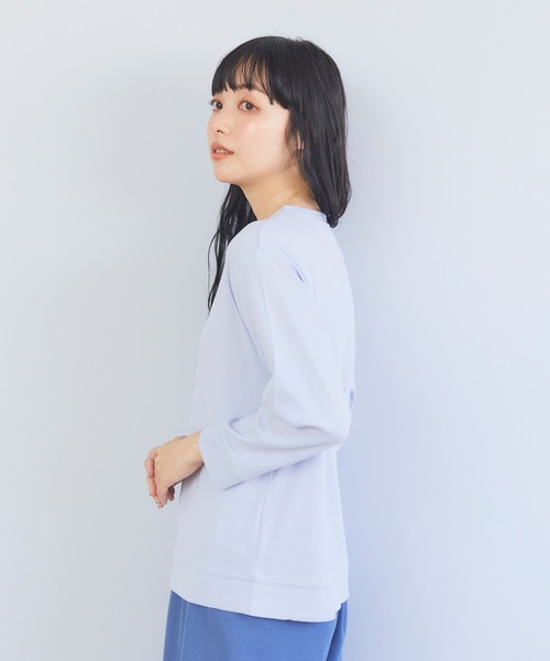 Days（デイズ）の「【LAFUKU】お肌にやさしいコットンクルーカーディガン（ラフク）（カーディガン/ボレロ・レディース・サックスブルー/ネイビー/杢グレー/ブラック・L/M/LL）」の19枚目の写真