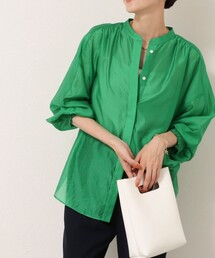 NOLLEY’S | 袖口シャーリングブラウス(シャツ/ブラウス)