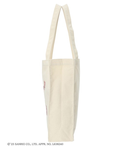 Maison de FLEUR（メゾンドフルール）の「マイメロディ　スクエアトートバッグ（トートバッグ・レディース・アイボリー・FREE）」の6枚目の写真