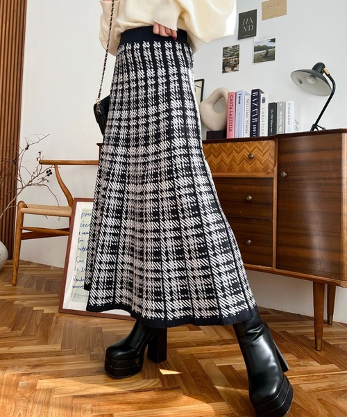 3 Bottega Veneta ボッテガヴェネタ チェック柄 プリーツスカート 3 Bottega Veneta ボッテガヴェネタ チェック柄 プリーツスカート