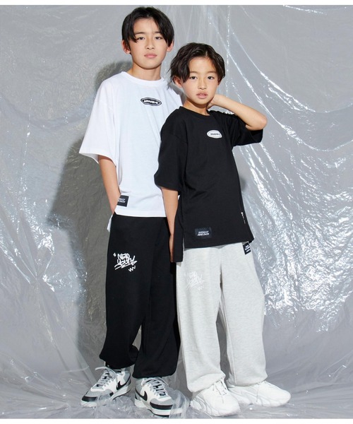 ANAP GｉRL（アナップガール）の「R+S前ジップBIGTシャツ（Tシャツ/カットソー・キッズ・ブラック/ライトブルー/ホワイト・M/XS/S）」の11枚目の写真