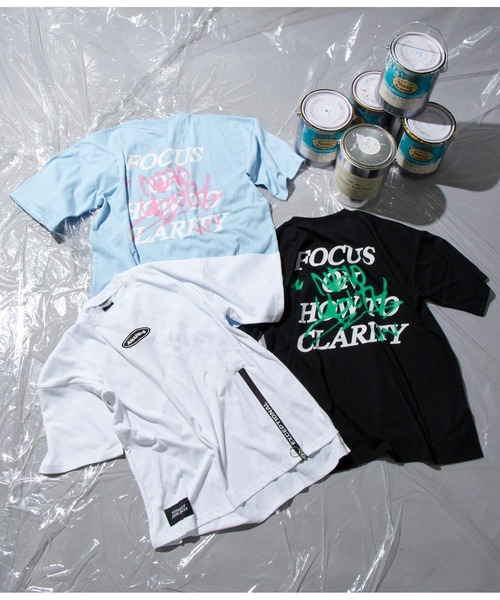 ANAP GｉRL（アナップガール）の「R+S前ジップBIGTシャツ（Tシャツ/カットソー・キッズ・ブラック/ライトブルー/ホワイト・M/XS/S）」の20枚目の写真