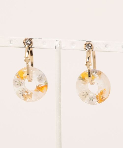 S.coeuf】【S.coeuf】2wayチタンピアス フープ×お花のドーナツ