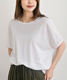 天竺裾ゴムプルオーバー