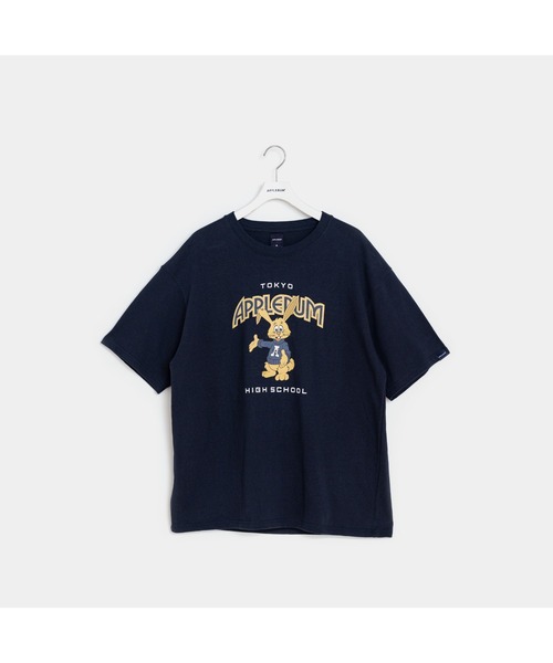 APPLEBUM（アップルバム）の「"APPLEBUM High School" T-shirt（Tシャツ/カットソー・メンズ・ヘザーグレー/ネイビー/ホワイト・LARGE/X-LARGE/XX-LARGE/MEDIUM）」の3枚目の写真