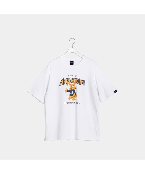 APPLEBUM（アップルバム）の「"APPLEBUM High School" T-shirt（Tシャツ/カットソー・メンズ・ヘザーグレー/ネイビー/ホワイト・LARGE/X-LARGE/XX-LARGE/MEDIUM）」の2枚目の写真