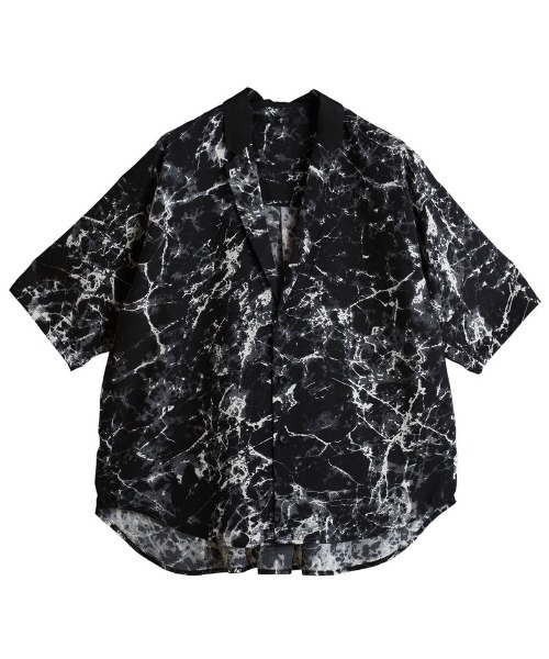 NO ID.(ノーアイディ)の「【NO ID.】Back Tuck Shirt Jacket / バック タック シャツ ジャケット(シャツ/ブラウス・メンズ・その他23/ブラック/ネイビー・ONE SIZE)」の7枚目の写真