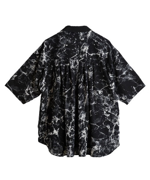 NO ID.(ノーアイディ)の「【NO ID.】Back Tuck Shirt Jacket / バック タック シャツ ジャケット(シャツ/ブラウス・メンズ・その他23/ブラック/ネイビー・ONE SIZE)」の8枚目の写真